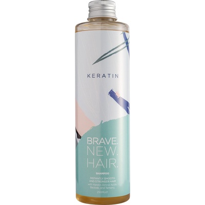BRAVE.NEW.HAIR. BRAVE. NEW. HAIR. Keratin Instantly Smooth And Stronger Hair Shampoo Шампоан за коса унисекс 250ml