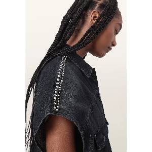 AllSaints риза дамска от деним ALBA (W132PE)