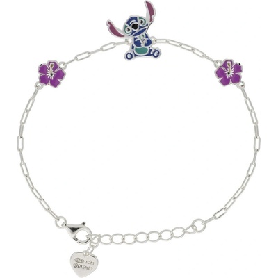 Disney Krásny strieborný náramok Stitch Lilo & Stitch BS00095SL-65.CS