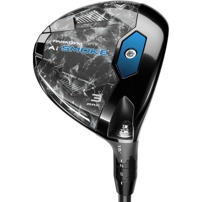 Callaway Paradym Ai Smoke MAX Fairway Woods Panske Lava 18° Stiff MCA TENSEI™ AV SERIES BLUE 65 GRAPHITE FW5