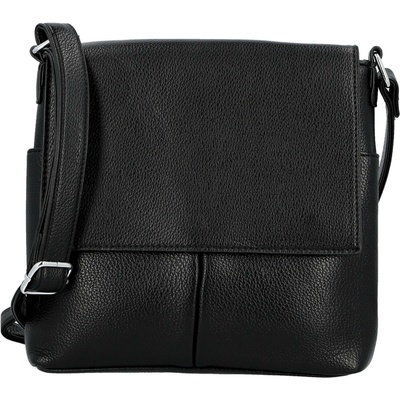 Stylová dámská koženková crossbody kabelka Katia černá