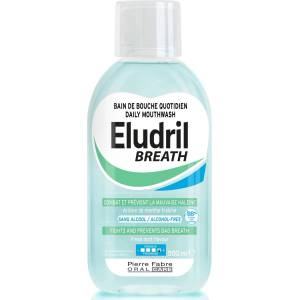 Eludril Breath Eжедневна вода за уста за свеж дъх, 500 ml