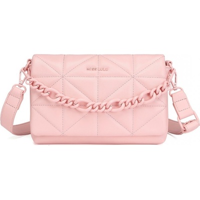 Miss Lulu kabelka crossbody růžová