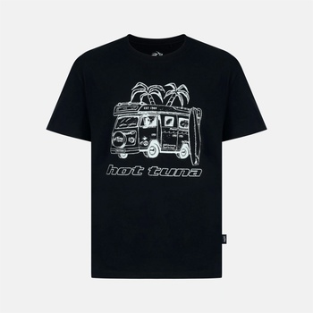 Hot Tuna Мъжка тениска Hot Tuna Crew T Shirt Mens - Black Van
