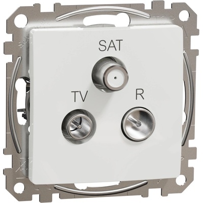 Schneider Electric TV zásuvka koncová Sedna, TV-R-SAT, biela
