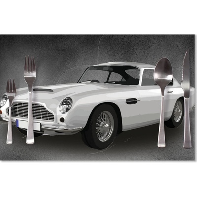 Sablio Prestieranie Aston Martin Tmavé pozadie 40x30cm