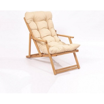 ASIR Zahradní židle MY008 hnědá, krémová