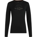 Icebreaker Дамско мериносово термобельо Icebreaker Women's Merino 200 Oasis L/S Crewe Sunrise Summit Merino base layer - Black (115-2820-0114)
