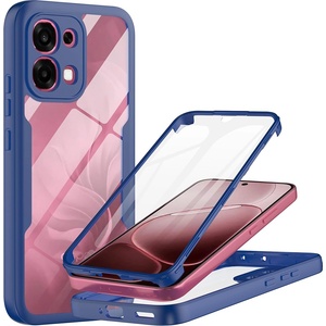Techsuit Калъф за Oppo A6 Pro 4G / 5G - Techsuit ColorVerse 360 Series + Протектор - Син (KF2361464)