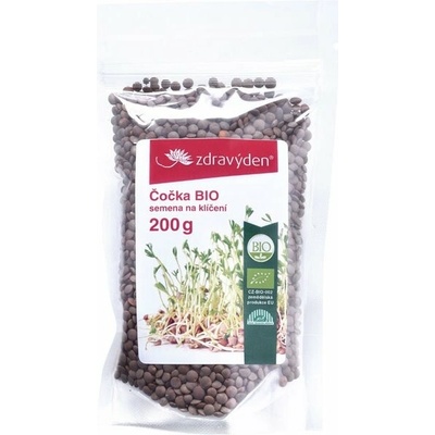 Zdravý den Šošovka BIO semená na klíčenie 200g