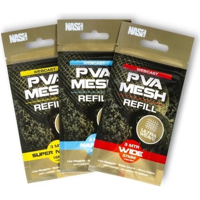 Kevin Nash PVA punčocha Webcast Ultra Weave Refill Narrow 3 m 23 mm
