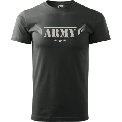 Tričko Army caster gray