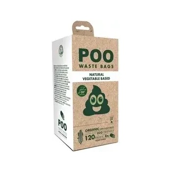 M-Pets - Poo Waste Bag Bio 100% Биоразградими и компостируеми пликчета 8 ролки