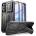 Tech-Protect Калъф 360 за Samsung A57, Tech-Protect Kevlar Cam+ 2-Set Case, Черен (5906302390915)
