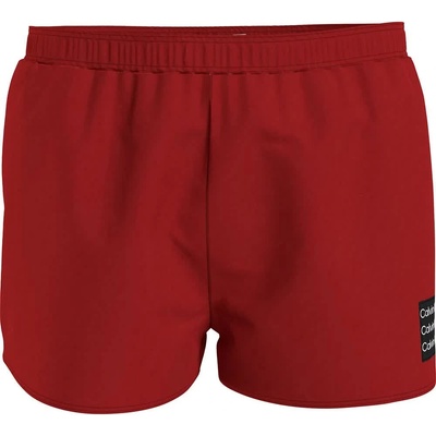 Calvin Klein Бански гащета Calvin klein Drawstring swimming shorts - Red (Deep Crimson)