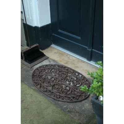 Esschert Design Best for Boots ornament hnědá litina oválná průměr 75 cm