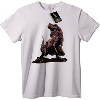 NOONEBRAND Тениска Дино Т-Рекс - S, White