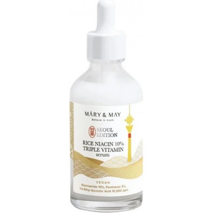 Mary & May Rice niacin 10% Triple Vitamin Serum - Серум с ниацинамид за изравнен тен 80мл
