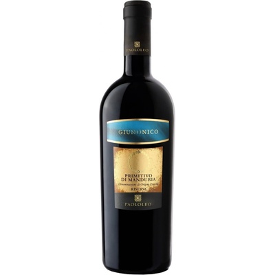 Cantine Paololeo "Giunonico" Primitivo di Manduria DOP Riserva 2017 15% 0,75 l (čistá fľaša)