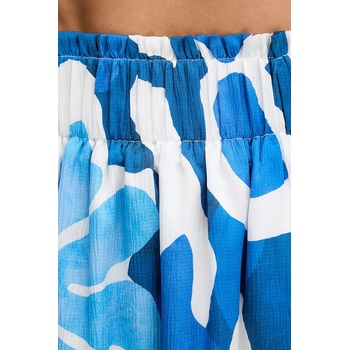 Morgan Пола Morgan в синьо дълга разкроена JAVA. F (JAVA.F)