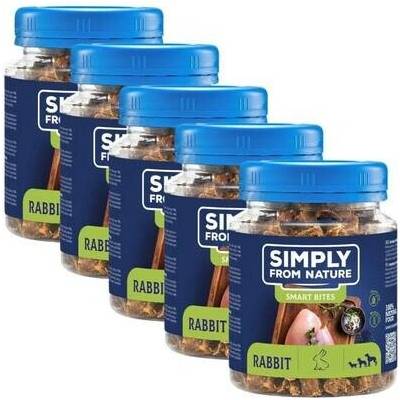 SIMPLY FROM NATURE Tréninkové pamlsky s králičím masem 5 x 130 g