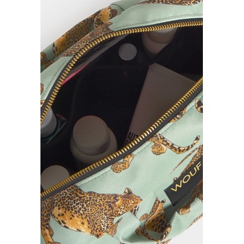 WOUF Козметична чанта за път WOUF Emerald Leopard 29 x 13 x 18 cm (TL260002)