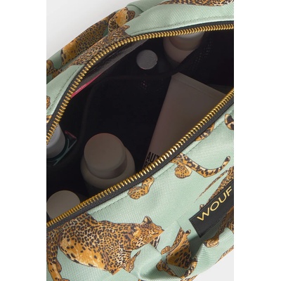 WOUF Козметична чанта за път WOUF Emerald Leopard 29 x 13 x 18 cm (TL260002)