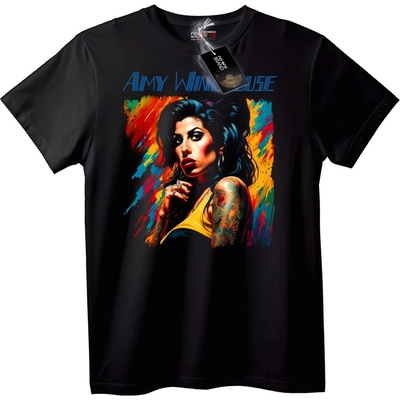 NOONEBRAND Тениска Amy Winehouse - M, Black