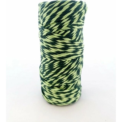 Yarn Melow Šňůra Angel 3mm Mix Tmavě zelená