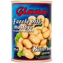 Giana Biela maslová fazuľa v slanom náleve 400 g