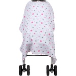Sevi Baby Муселиново покривало за детска количка Sevi baby, Розови Звезди (319-pink stars)