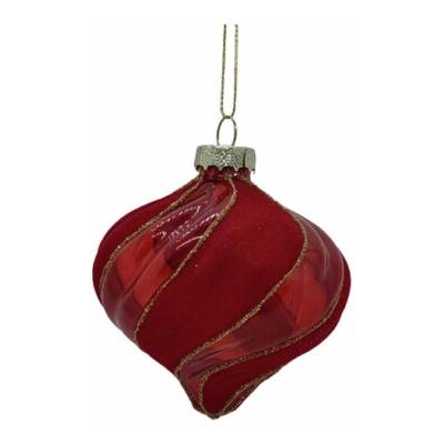 Christmas Touch Vánoční hračka na stromeček, 8 cm, sklo