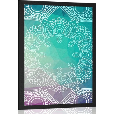 Plakát pastelová Mandala - 40x60 no frame