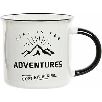 Item international Порцеланова чаша с надпис "Life is for adventures" 340мл (2016)