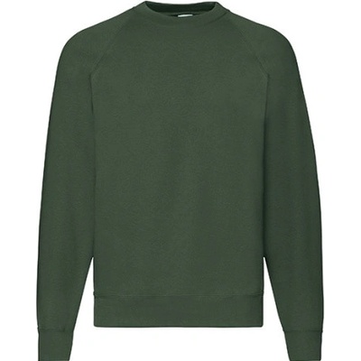 Fruit of the Loom Klasický raglánový pot 62-216-0 Bottle Green