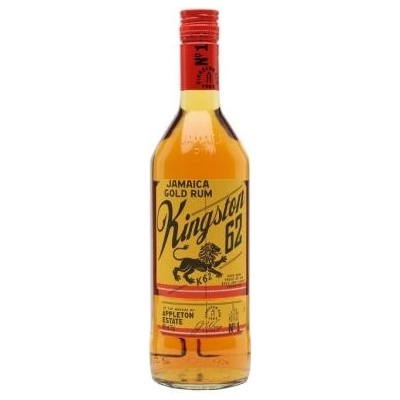 Kingston 62 Gold Rum 40% 0,7 l (čistá fľaša)