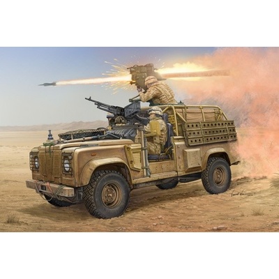 Hobby Boss Land Rover WMIK w/Milan ATGM 1:35