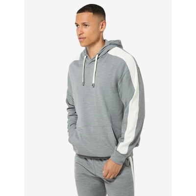 COLORADO HOODIE [sn] cashmere grey melange/fresh white