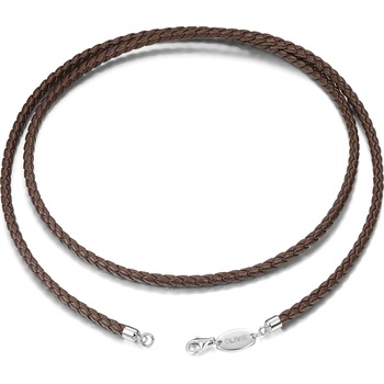 Olivie Kožená hnědá pletená šňůrka 6030