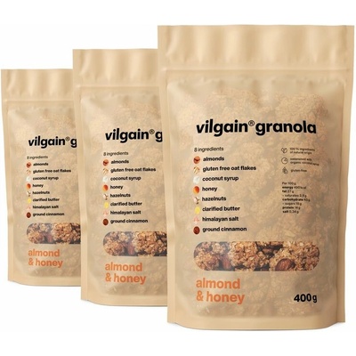 Vilgain Granola Mandle & med 400 g