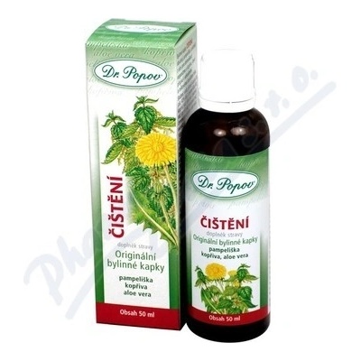 Dr.Popov Čištění bylinné kapky 50 ml