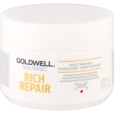 Goldwell Dualsenses Rich Repair 60sec Treatment от Goldwell за Жени Маска за коса 200мл