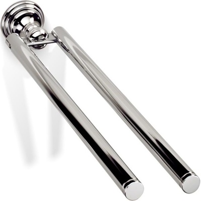 DECOR WALTHER Закачалка на релса за кърпи Decor Walther Classic вертикални двойна никел (0511130)