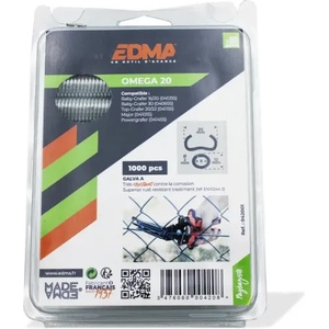 EDMA Галванизирани скоби за клещи за връзване на огради EDMA Omega 20/ 2 mm (042001)