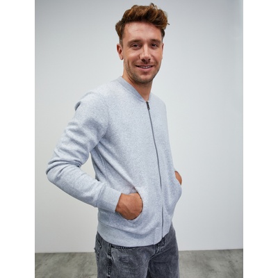 ZOOT. lab Светлосива мъжка основна блуза с цип ZOOT. lab Keanu ZOOT. lab | Siv | МЪЖЕ | S