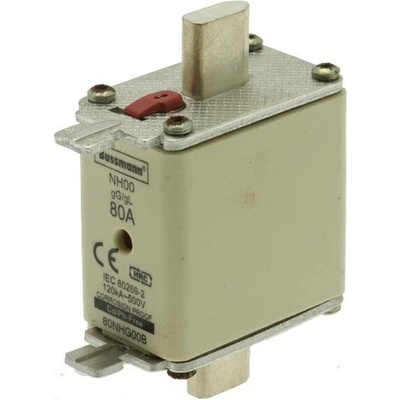 EATON Pojistka nožová NH00 gG/gL 500V 80A 80NHG00B
