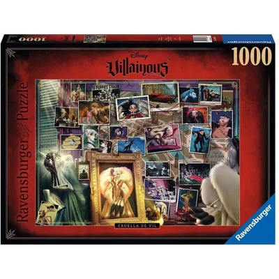 Ravensburger - Puzzle Villainous: Cruella de Mon - 1 000 piese