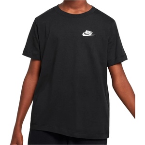 Nike Детска тениска Nike Big Kid's Sportswear Tee T-shirt - Black (704-5748-0114)