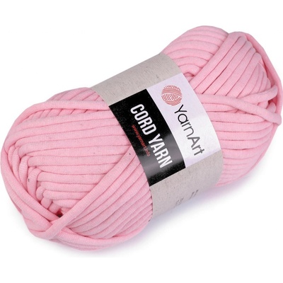 Prima-obchod Pletací příze Cord Yarn 250 g, barva 3 (762) růžová sv.