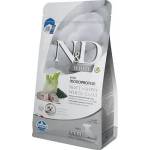 N&D N&D White Dog Puppy Mini Sea Bass, Spirulina & Fennel за подрастващи кученца с бяла козина от мини породи породи, с лаврак, спирулина и фенел 1.5kg